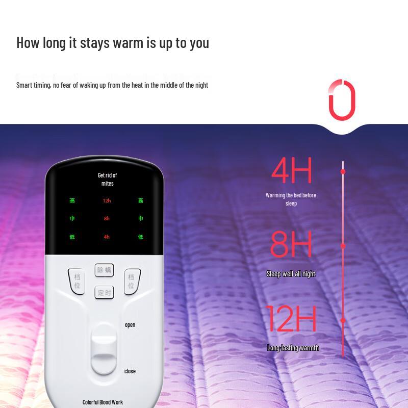 Rainbow Double Electric Blanket