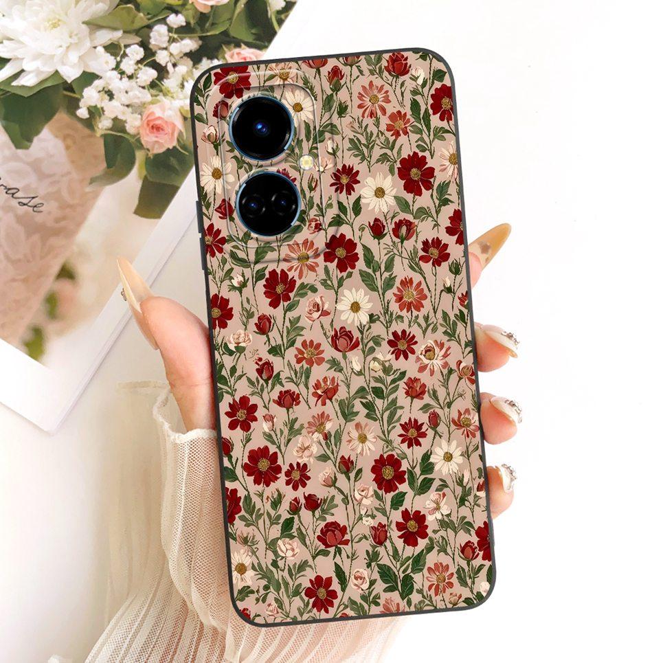 For Tecno Camon 19 Pro 19 Neo Camon19 CH6i CH6i Phone Case Bow Pattern Flower Butterfly Girly Back Cover Silicone Soft Casing