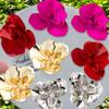 Spring and summer new flower stud earrings premium sense daily commute vacation party earrings