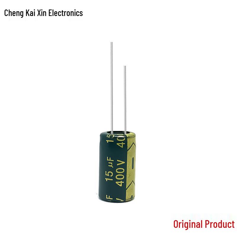 High-Frequency 400V 15uF 8x14mm Aluminum Electrolytic Capacitor, Lightning-Resistant