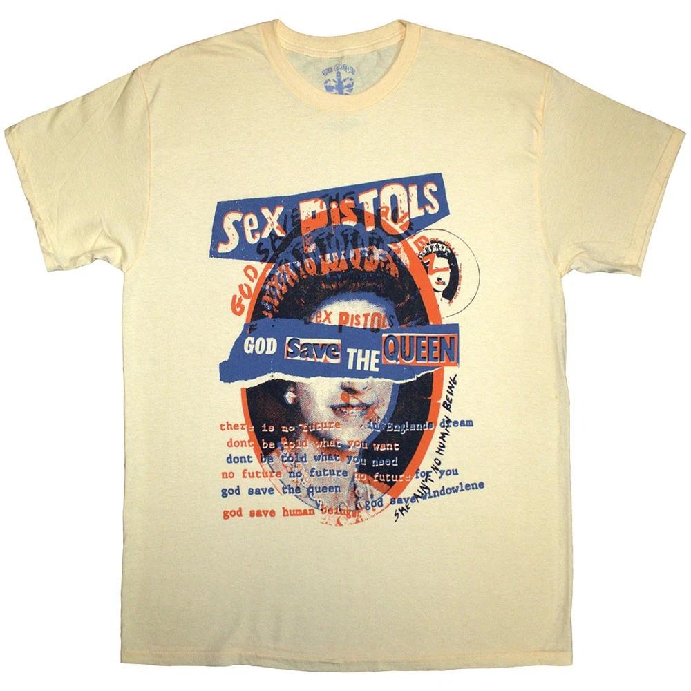 The Sex Pistols God Save The Queen Overlay Tee Tshirt Unisexs L