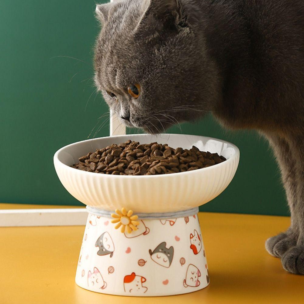Kreativer Haustier-Hochfußnapf Niedliches Futterbecken für Hunde Haustierbedarf Katzennapf Kätzchen Welpe