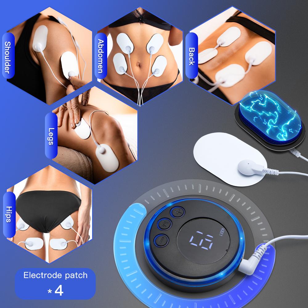 EMS Electric Foot MassagingTool Mat Tens Muscle Stimulator Folding Foot Cushion Pad Pulse Acupuncture Pain Painrelief Blood Circulation