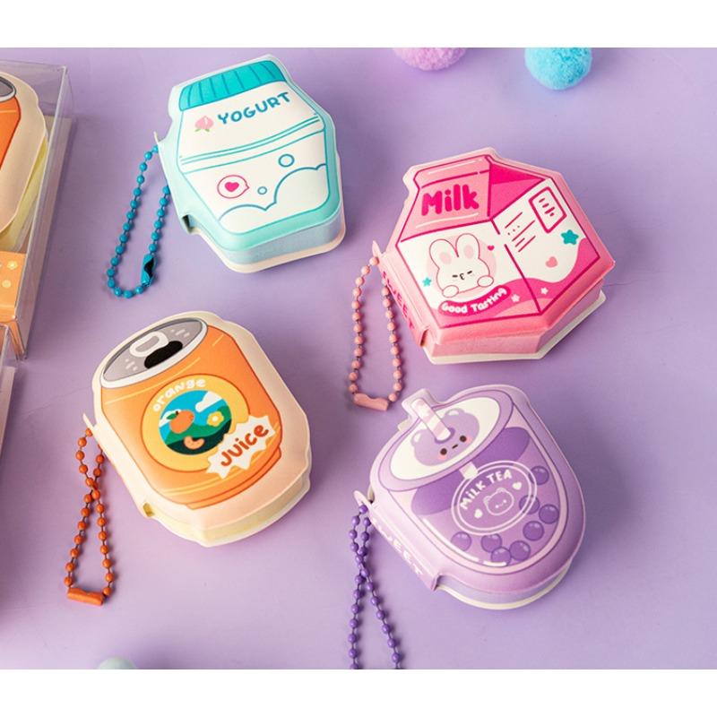 Cute Stress Relief  Cartoon Pendant Memento Bean Ben Student Message Notes Fun Alien 80 Pages