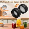 Electric Mason Jar Vacuum Sealer Kit for Wide and Regular Mouth Canning Lids, Vacuumable Bags & Wine Stoppers