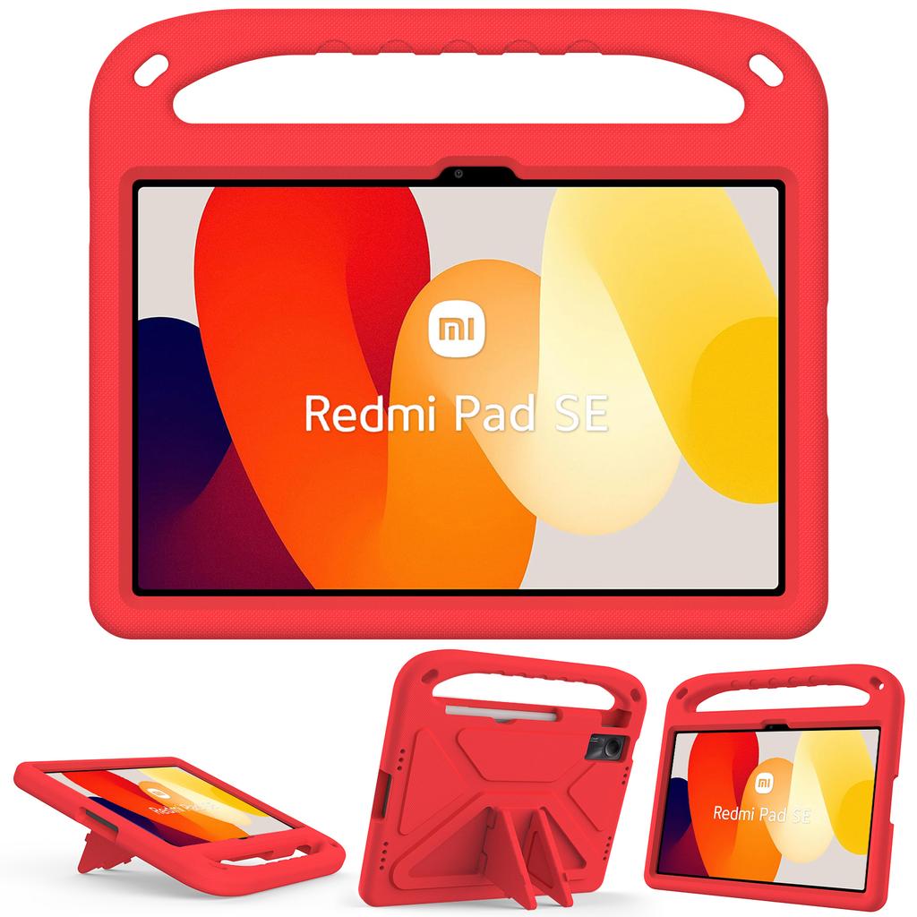 EVA Case For Xiaomi Redmi Pad SE 2023 11 inch 23073RPBFG Built-in Kickstand Cover Kids Friendly With Portable Holder Shockproof