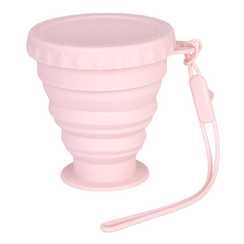 

Portable Silicone Collapsible Travel Cup - Food Grade, Versatile for Outdoor Use: Water, Mouthwash, Coffee 200ml