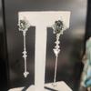 ARTRIA Black Diamond Loved E Drop WHF Earrings PTPERET0018WHF