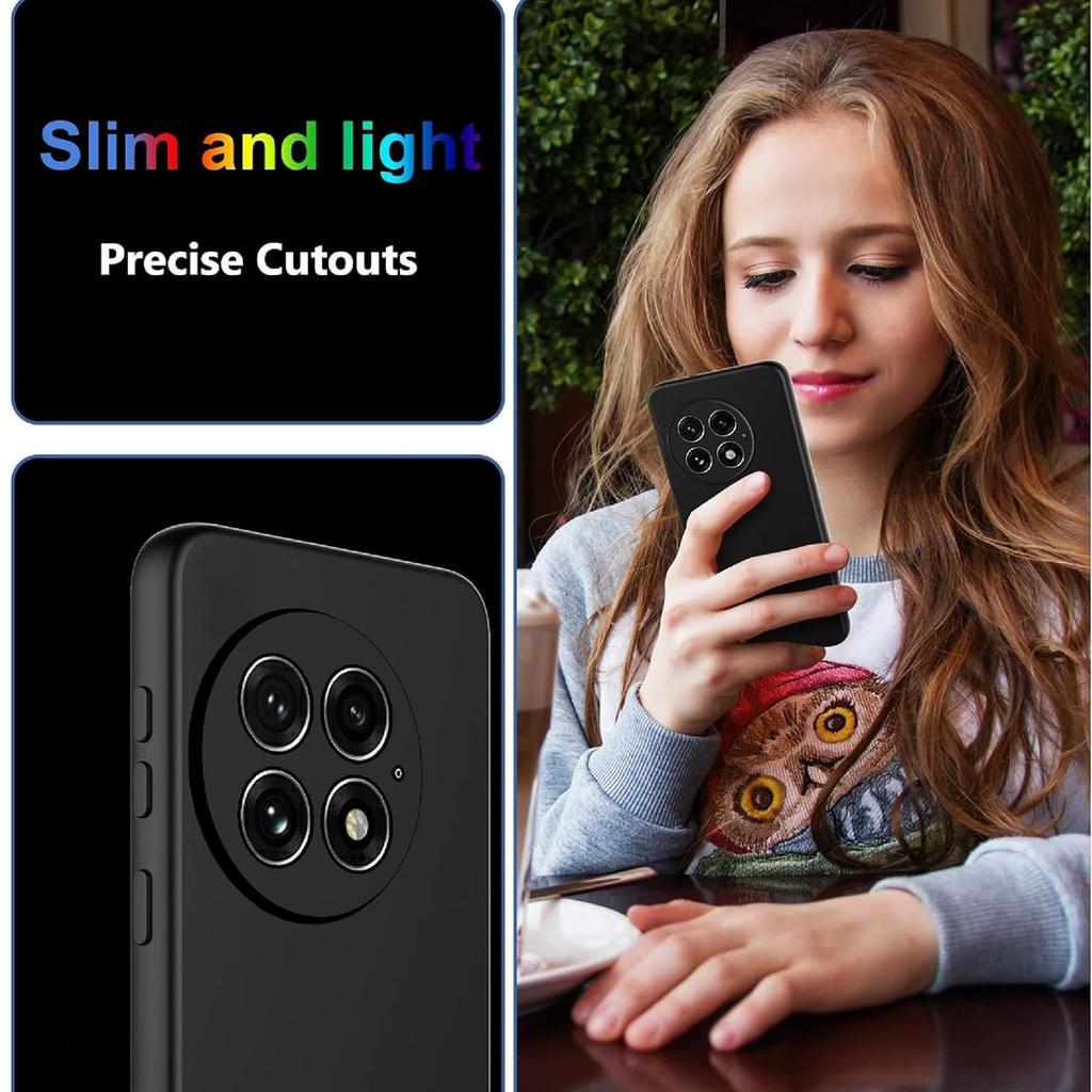 Flexible Liquid Silicone TPU Case For OnePlus 13 13R One Plus 12 12R Protective Cover Bumper Fundas Coque Capa