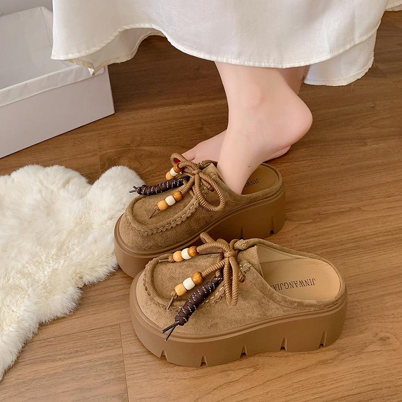 

Thick-bottomed Birkenstock slippers for women s summer wear 2025 new models with skirts, high-end beach one-word slippers, Birkenstock cool slippers 35 хаки