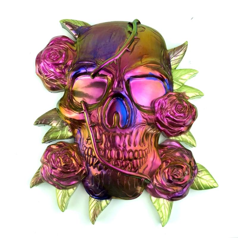 Skull Shape Ornament Crafts Silicone Mold Epoxy Jewelry Mold Resin Casting Pendant Mold Suitable for Diy Crafts