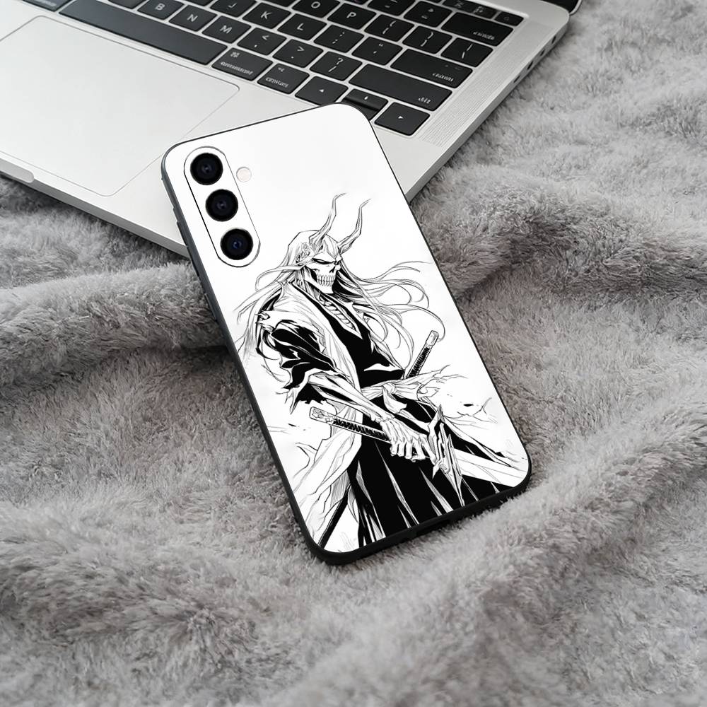 Hot anime-B-L-E-A-C-H Phone Case For Samsung Galaxy A73,A71 A72,A70,A53,A52,A51,Soft Silicone Black Cover