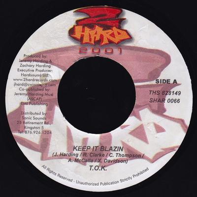 7inch Record T.O.K. / THE INNOCENT CREW - Keep It Blazin / Boom SHAR0066 2 Hard 2001 2001 Jamaica Reggae, Ska & Dub Used