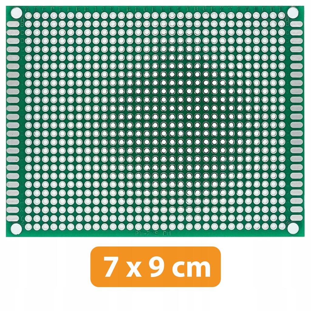 Double Sided Universal Prototype PCB 70 X 90 (Green)