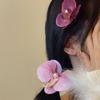 Cloth Flower Hair Clip Pearl Girl Hair Clip Cute Orchid Flower Hairpin  Girl
