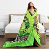 P-Plants-vs-Zombies Video Games Blankets  Super Warm Aesthetic Plush Throw Blanket For Couch Chair Flannel Bedspread Bed Cover
