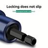 6.35mm 1/4 Inch Shank Countersink Drill Bit Woodworking Counterbore Hole Drill Bit Adjustable Depth Stop Limit Hex Shank Drill