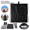 Drawstring Mesh Backpack Bags Heavy Duty Multifunction Bag Soccer Basketball Gym Sports Equipment Storage Bags Beach Toy Net Bag
