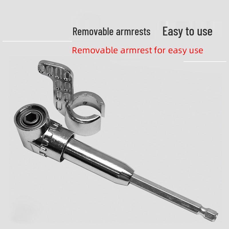 GeiBei 105° Bend Screwdriver Direction Changer with Hex Shank for Electric Drills