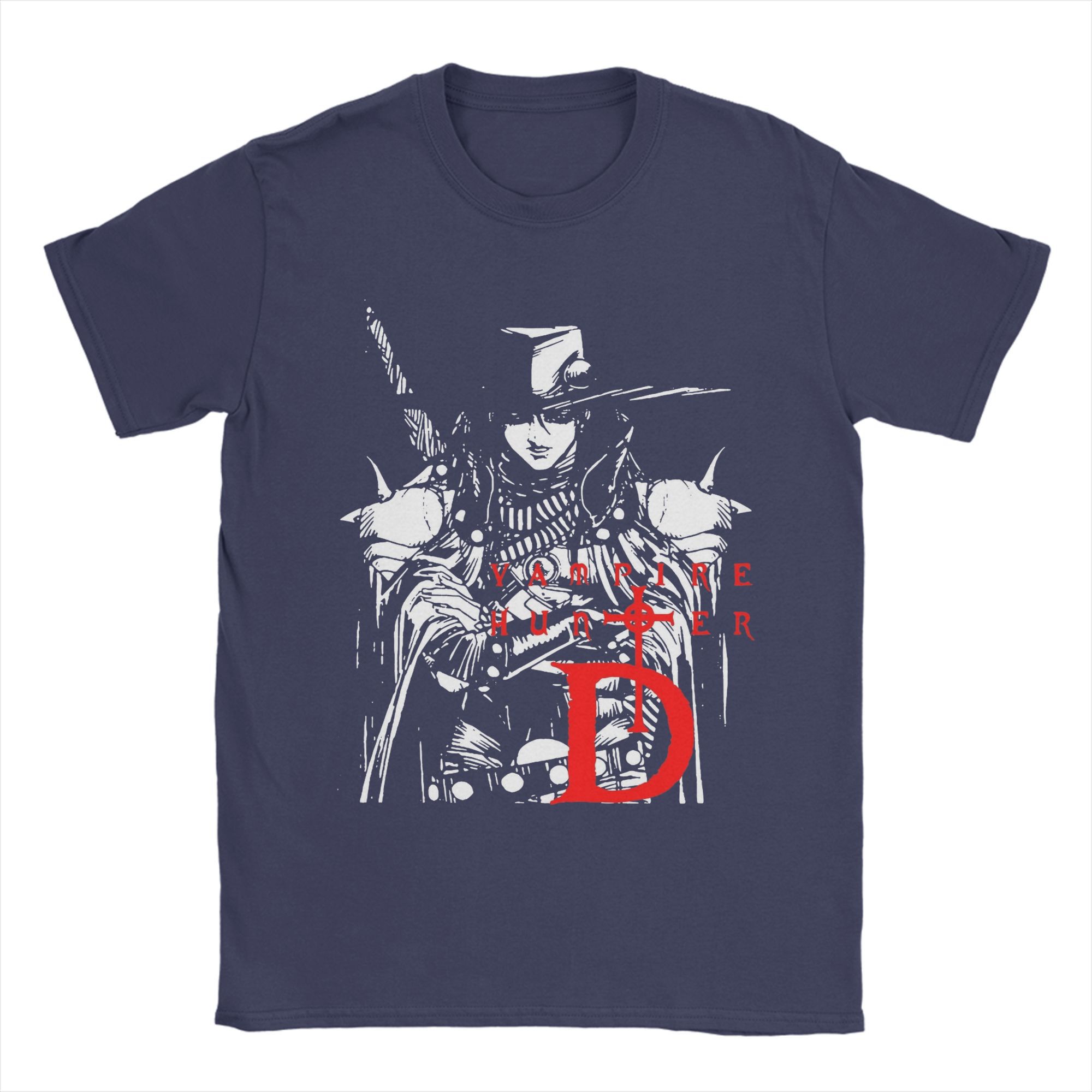 

Vampire Hunter D film Anime Hellsing T Shirts Men Cotton Amazing T-Shirts Crewneck Tees Short Sleeve Tops 6XL 3XL