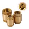1/2" 3/4" 1" Female Thread Brass Vertical Lift Spring Check Valve One Way Non-return Valve Water Gas Oil Control Devices Valve