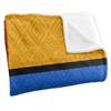 Wonder Woman Silky Tricolor Logo Supersoft Blanket