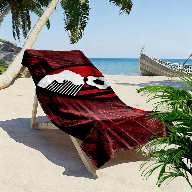 AFC Bournemouth Aufdruck Strandtuch, Großes Weiches Schnelltrocknendes Handtuch für Strand Camping Schwimmen