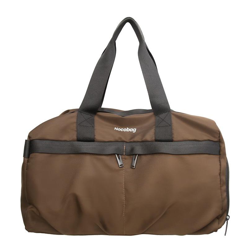 

Couples go out to play with shoes warehouse casual travel bag household out-of-season clothing storage bag темно-коричневого кольору