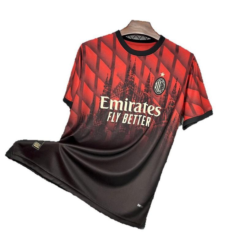 AC Mailand ''-'' Heim Auswärts Trikot 125. Jubiläum Edition Pre-Match Fußballtrikot Herren