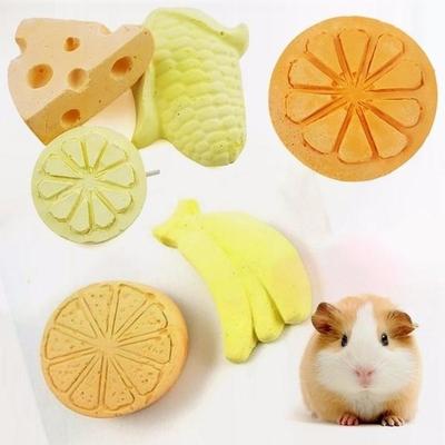 1 Stück Kaninchen Hamster Backenzahn Schleifen Kalziumstein Rennmaus Ratte Maus Kleintier Kauspielzeug