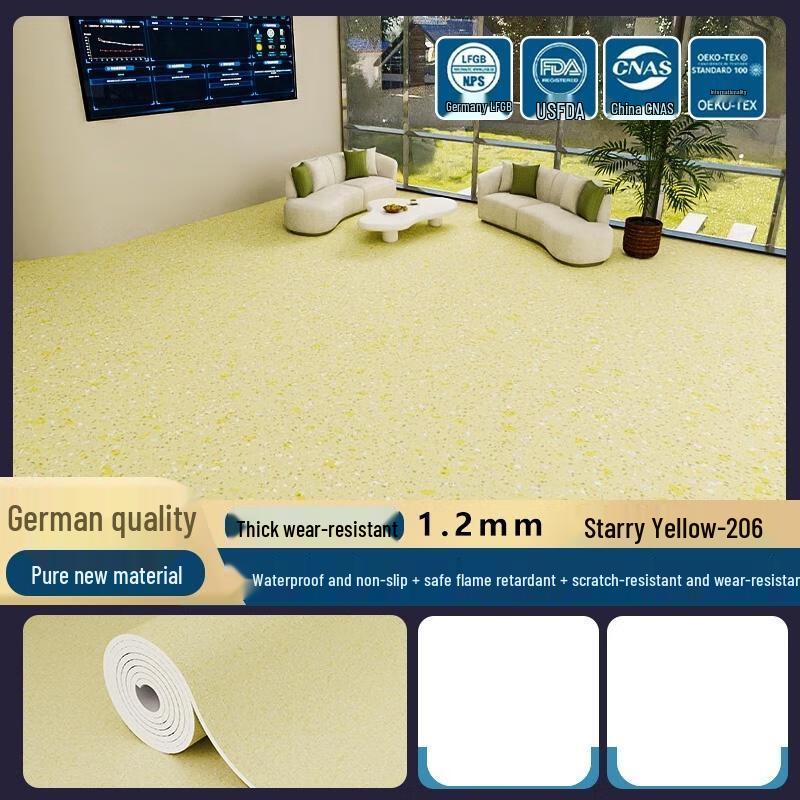 HANDUNYOU Thickened Wear-Resistant Waterproof PVC Flooring