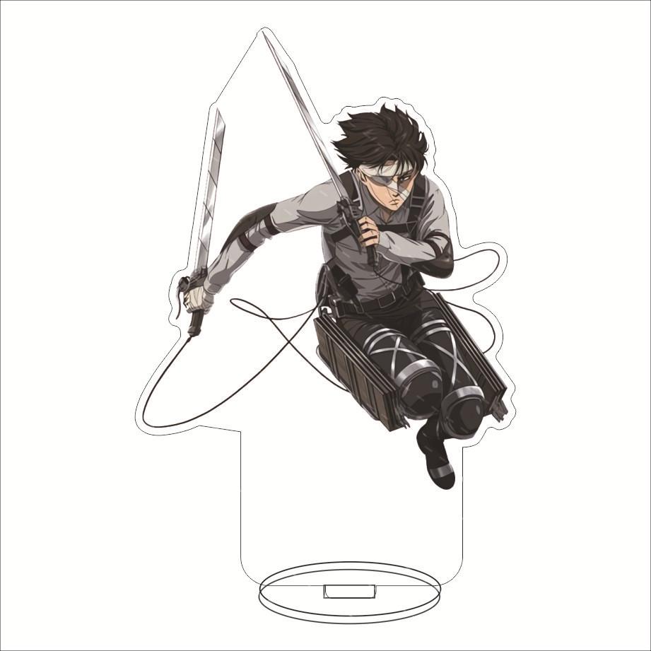 Attack On Titan Anime Big Stand Decoration - Eren Mikasa Armin Kiss Reiner Anikon Nyc
