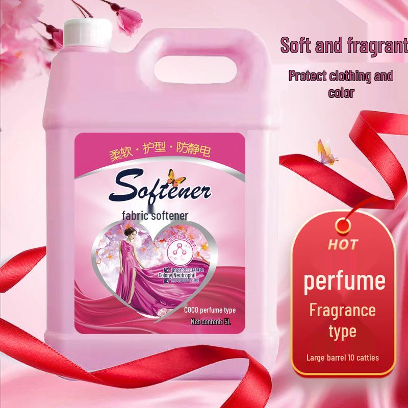 Lavender Anti-Static Fabric Softener, 10 Jin, Long-Lasting Fragrance with Large Capacity for Household Use.