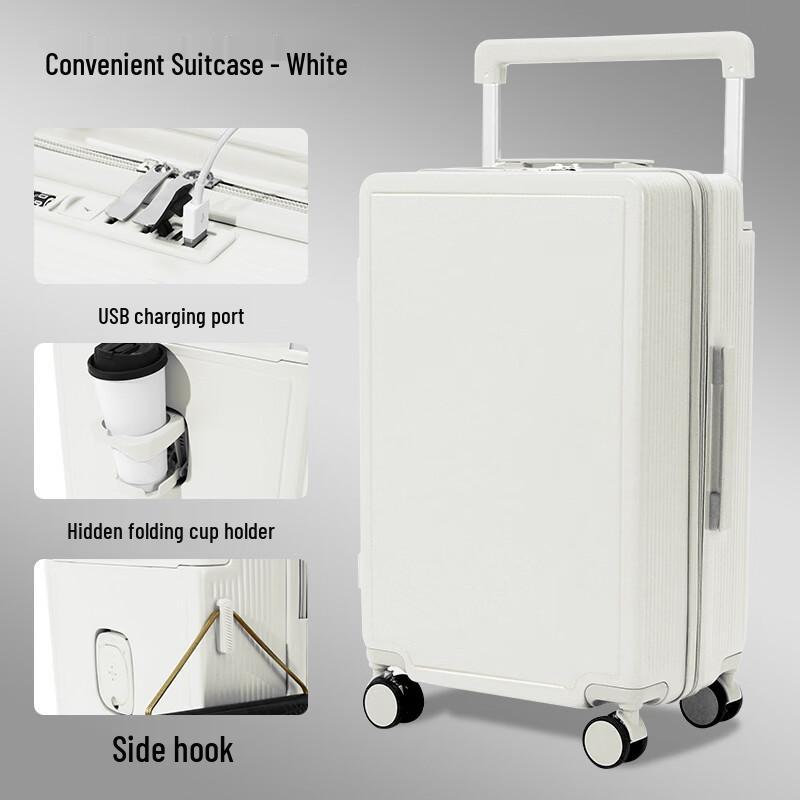 LianSheng 20-inch Carry-on Spinner Suitcase