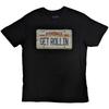 Nickelback Nummernschild T-Shirt Schwarz Neu