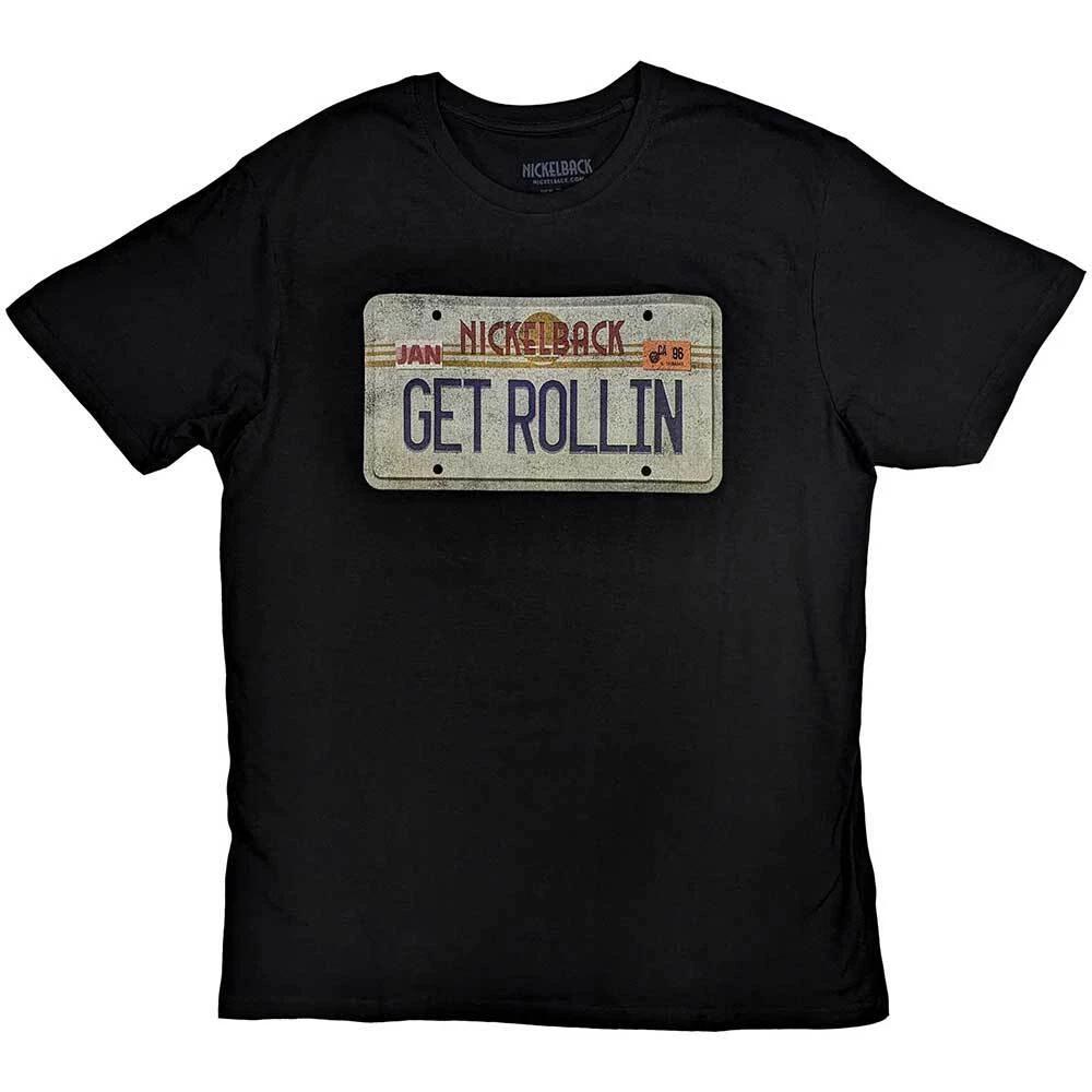 

Nickelback License Plate T-Shirt Black New XL
