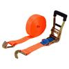 Double Hook 3-Ton Rubber-Coated Steel Frame Polyester Bundling Strap Tightener
