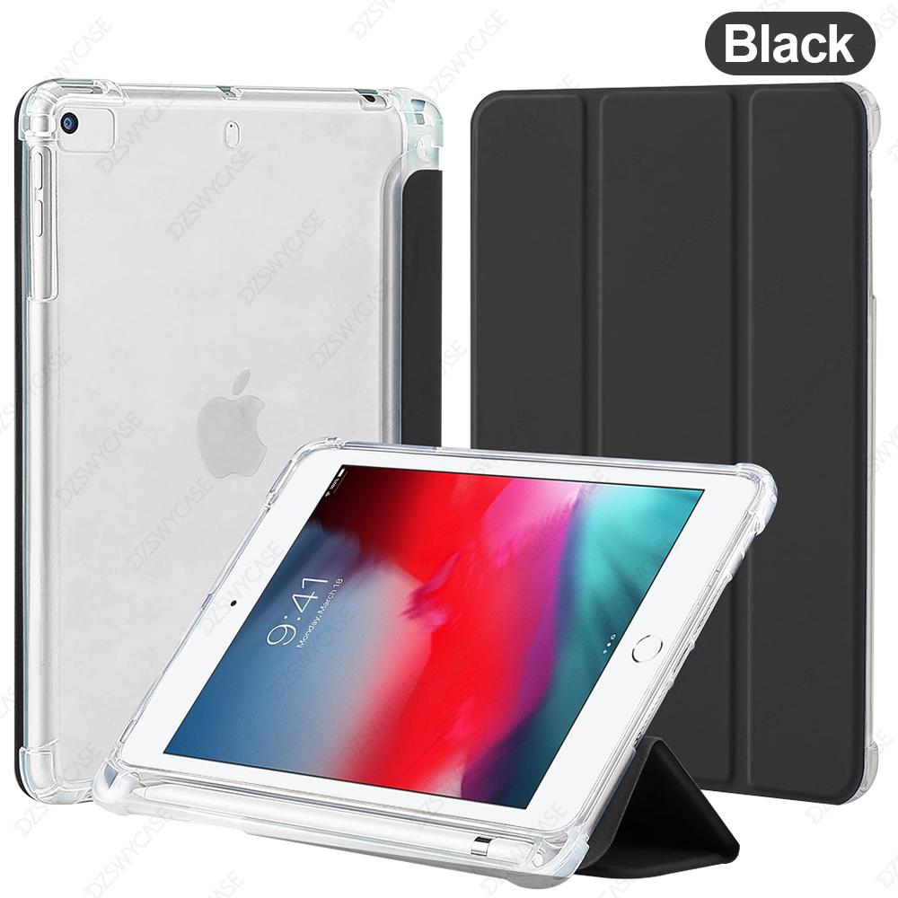 Case for iPad Mini 5/4th Gen 7.9 Inch with Stylus Holder, Slim Lightweight Protective with Soft Translucent Frosted TPU Cover