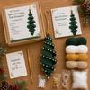 Christmas Crochet Spiral Ornament DIY Kit Handmad Kit Snowman Santa Tree Hanging Pendants Beginner Xmas Home Decor Holiday Gift