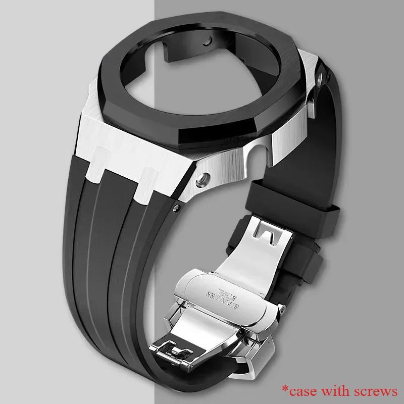 Gen4 Metal Case Bezel Frame GA2100 GAB2100 Casioak Mod Kit Modification Frame For GA2110 Metal Rubber Strap Accessory Wholesale