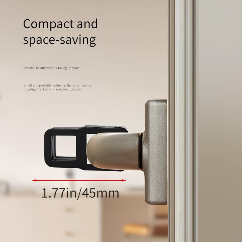 1-10pcs Silicone Door Stoppers Shock-Absorbing Wall Protectors Silent Door Handle Buffers for Home and Office Use