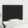 VidaXL Headboard Bedroom Furniture Bed Accessories Single Bed Heads Interior Black 90x5x118/128 3116554