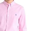 Polo Ralph Lauren Polo Striped Pony Embroidered Poplin Long Sleeve Shirt Men Shirts Pink 712818501-001