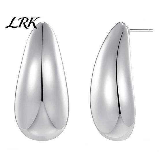 Versatile Earrings 1 Pair Teardrop for Women, Small Water Drop Stud Cute Earrings, Chunky Statement Jewelry Wedding, Party, Prom, Daily Detailed
