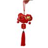 Red New Year Hanging Ornaments Traditional Spring Festival Tassel Pendant  Party