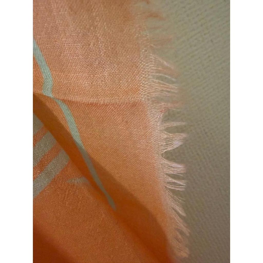 Used JANE CARR Jewelry Print Large Stole