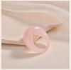 Harzringe, Breite Dicke Kuppel Knöchel Finger Stapelbare Gelenkringe für Damen, Retro Acryl Transparent Vintage Schmuck