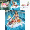 Aufblasbarer Alpaka Reittier Schwimmring PVC Gras Schlamm Weißes Pferd Wasser Schwimmend Lustiges Reittier Grenzüberschreitender Lagerbestand