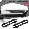 4 pièces Bande de Protection Anti-Collision pour Porte avec Logo de Voiture Autocollant pour Nissan Patrol Badge Lettre Y60 Y61 Y62 GY Nismo Accessoires Auto