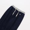 Champion Basic Long Side Slash Embroidered Size 150 Kids' Pants, 100% Cotton, Pockets, Logo, Navy, (CK-Z202)